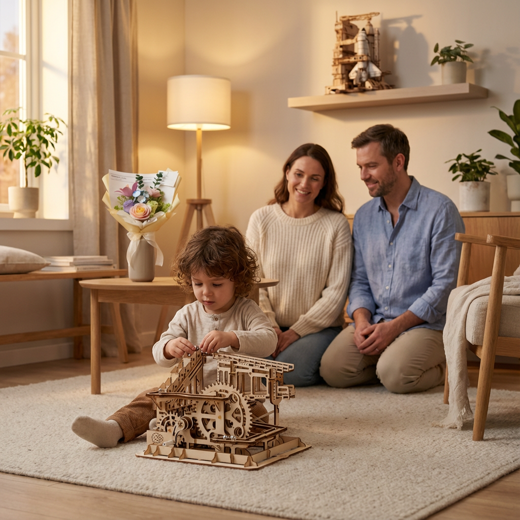 Kids 3D Wooden Puzzles & DIY Kits | Creative Builds for Children ...