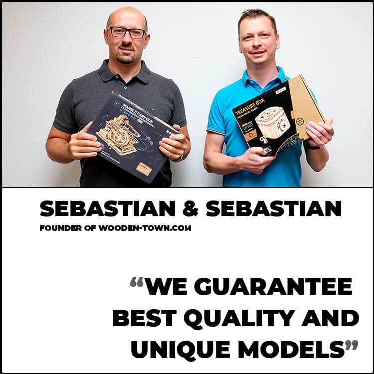 Permanent Calendar — Plywood Mechanical Perpetual Desk Calendar (Natural Wood)