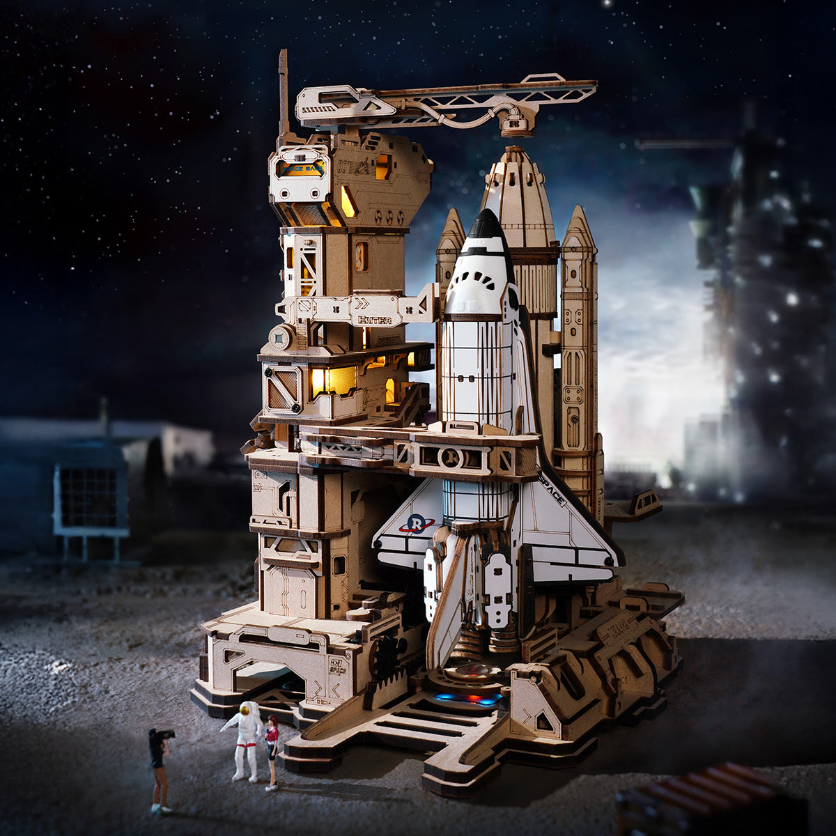 Wooden Town Advanced Collection - Wooden 3D Puzzle Kits
