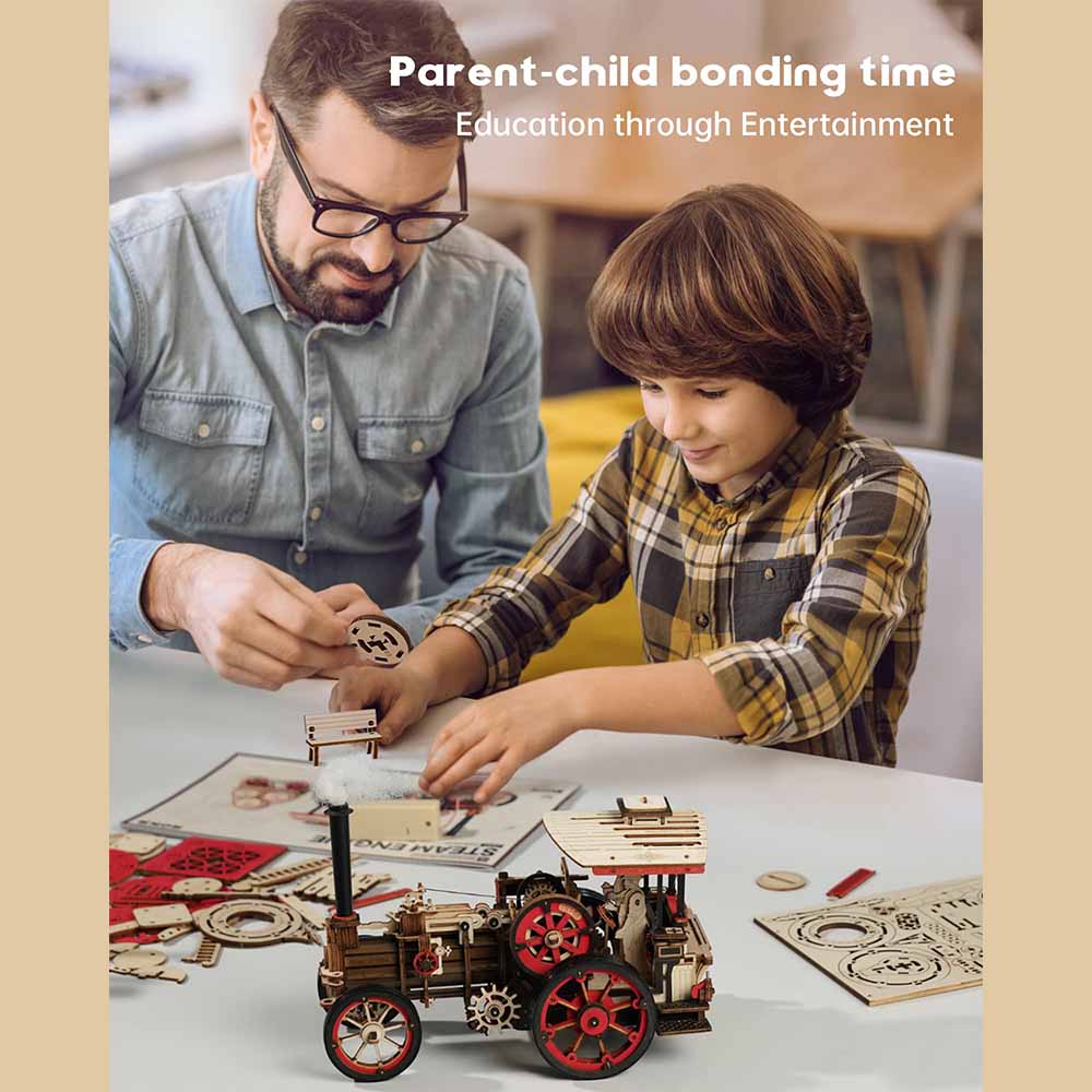 FAmily Fun Collection - Wooden 3D Puzzles - 3D Wooden Kits Woodentown 