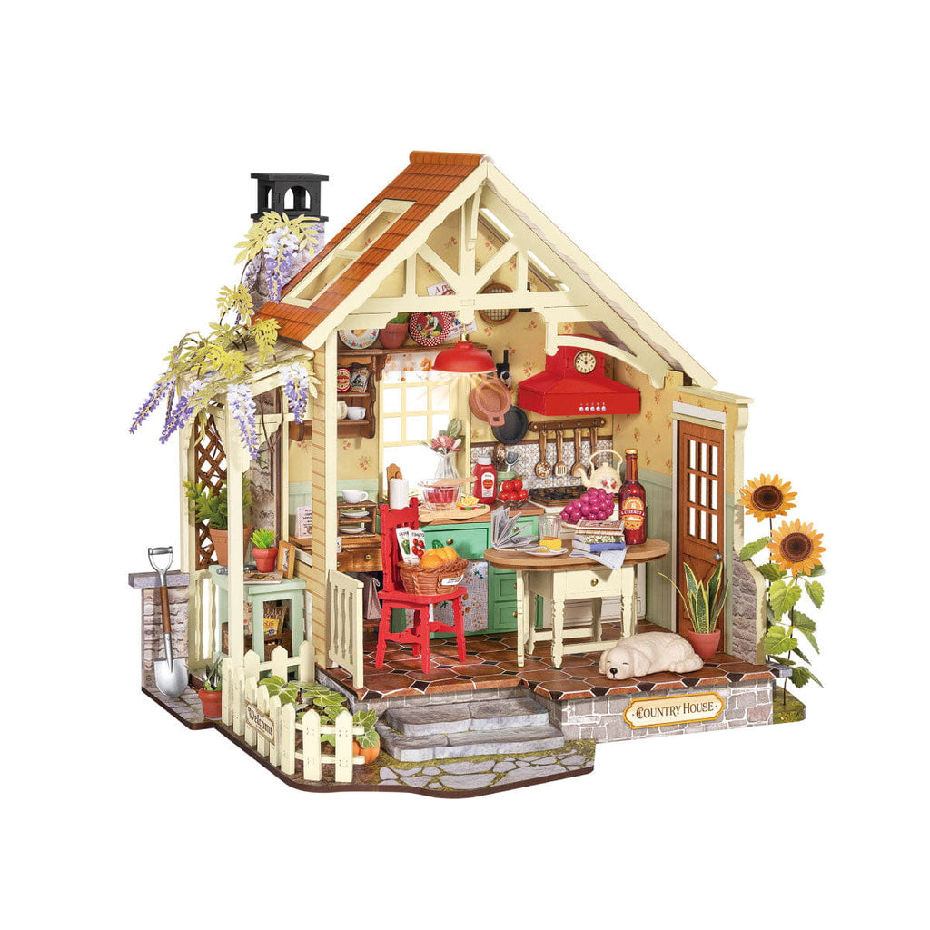 Wooden-Town Sunlit Farmhouse Kitchen 3D wooden miniature house kit