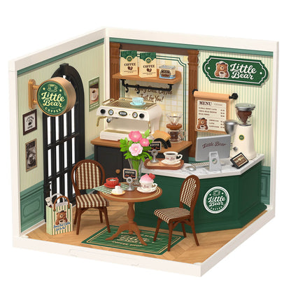 Wooden-Town - Perfect Romance Café DIY Miniature Dollhouse Kit