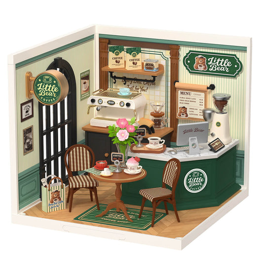 Wooden-Town - Perfect Romance Café DIY Miniature Dollhouse Kit