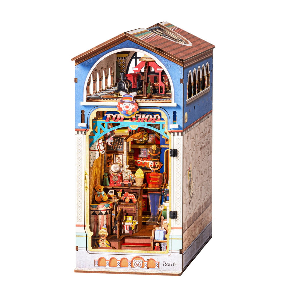 Wooden-Town Treasure Toy Shop 3D wooden book nook kit
