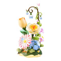 Wooden-Town Garden Ramble Bouquet 3D wooden flower bouquet puzzle kit