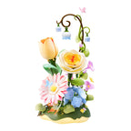 Wooden-Town Garden Ramble Bouquet 3D wooden flower bouquet puzzle kit