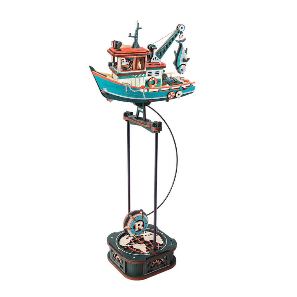 Wooden-Town Lucky Trawler 3D wooden mechanical model kit