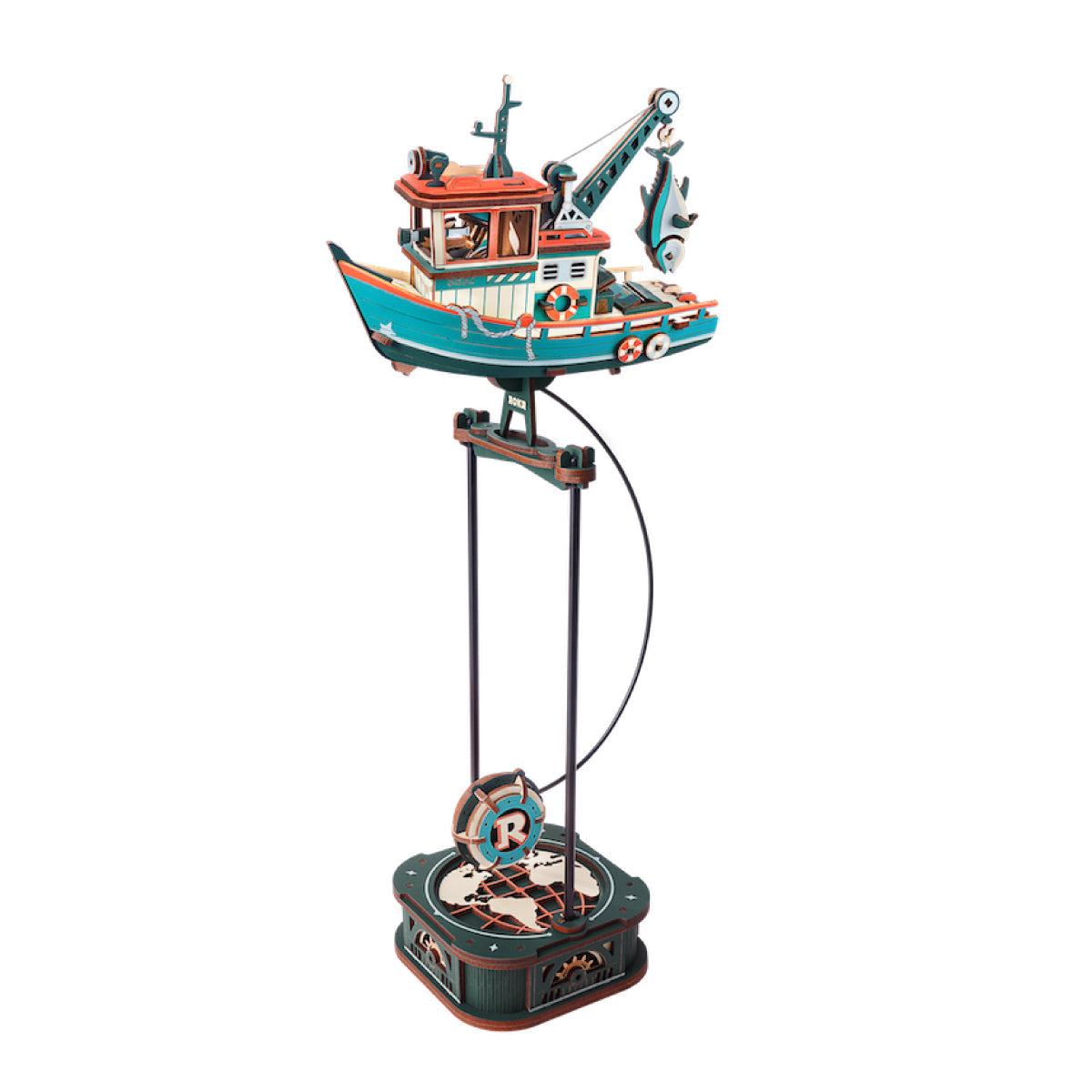 Wooden-Town Lucky Trawler 3D wooden mechanical model kit