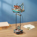 Wooden-Town Lucky Trawler 3D wooden mechanical model kit – image 2 of 5