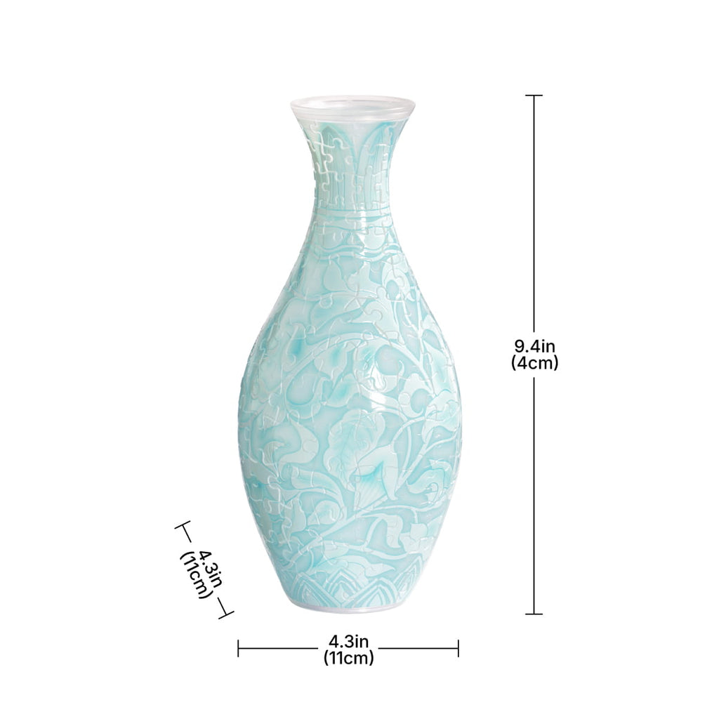 Wooden-Town Emerald Garden Puzzle Vase 3D flower vase puzzle kit – image 3 of 8