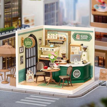 Wooden-Town - Perfect Romance Café DIY Miniature Dollhouse Kit