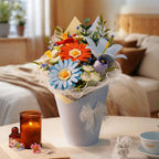 Wooden-Town Twilight Sky Bouquet 3D wooden flower bouquet puzzle kit – image 5 of 7