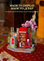 Wooden-Town Blossom Book Booth 3D wooden book nook kit – image 15 of 16