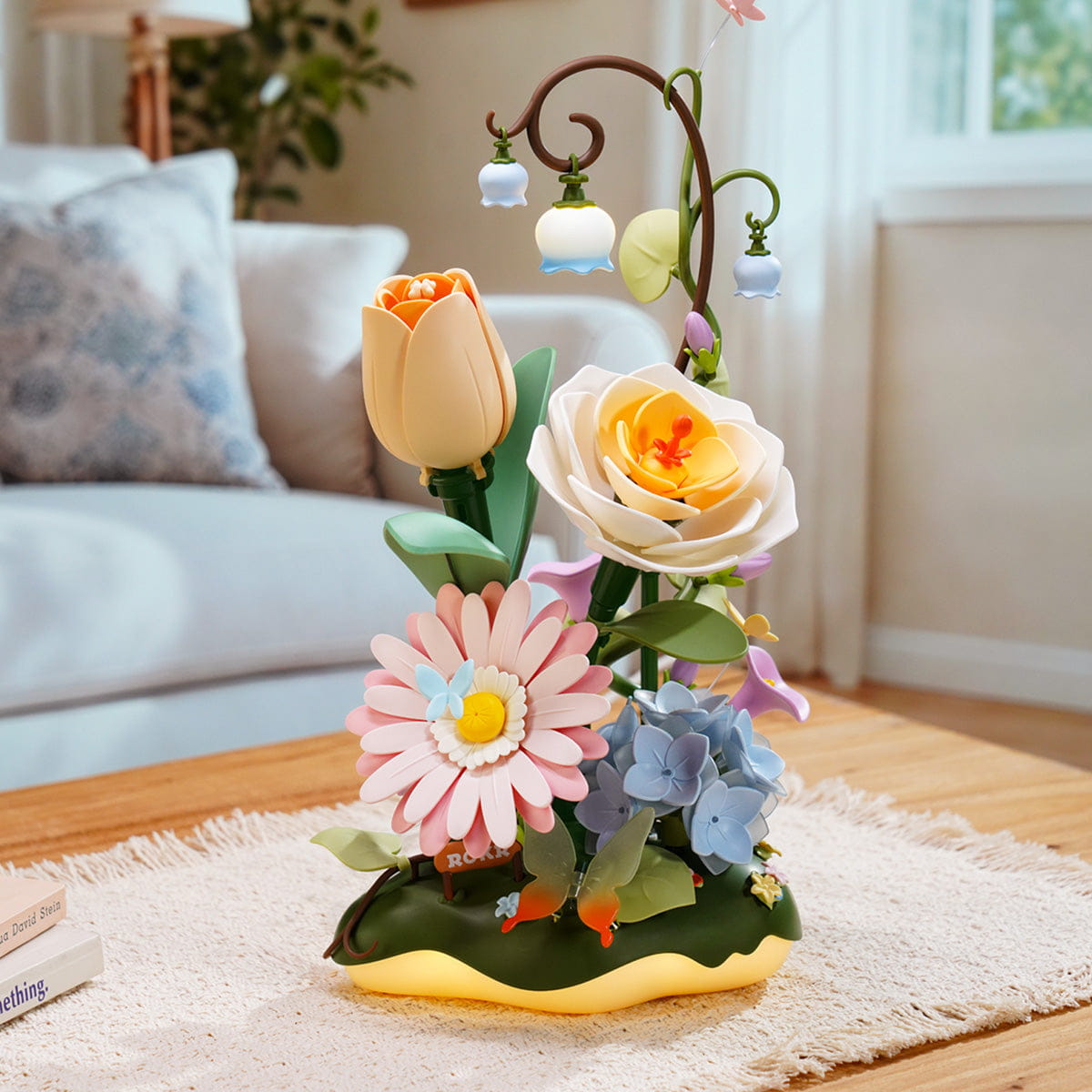 Wooden-Town Garden Ramble Bouquet 3D wooden flower bouquet puzzle kit – image 5 of 7