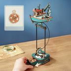 Wooden-Town Lucky Trawler 3D wooden mechanical model kit – image 5 of 5