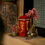 Wooden-Town Blossom Book Booth 3D wooden book nook kit – image 2 of 16