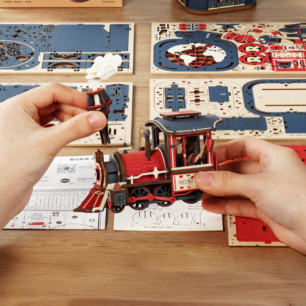 Wooden-Town Power Express 3D wooden mechanical model kit – image 2 of 6