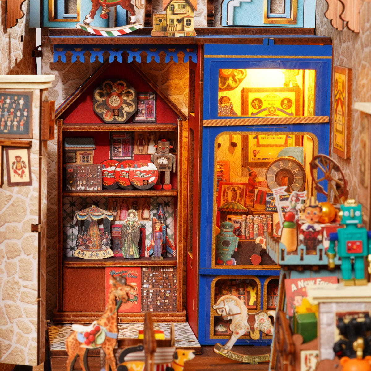 Wooden-Town Treasure Toy Shop 3D wooden book nook kit – image 5 of 6