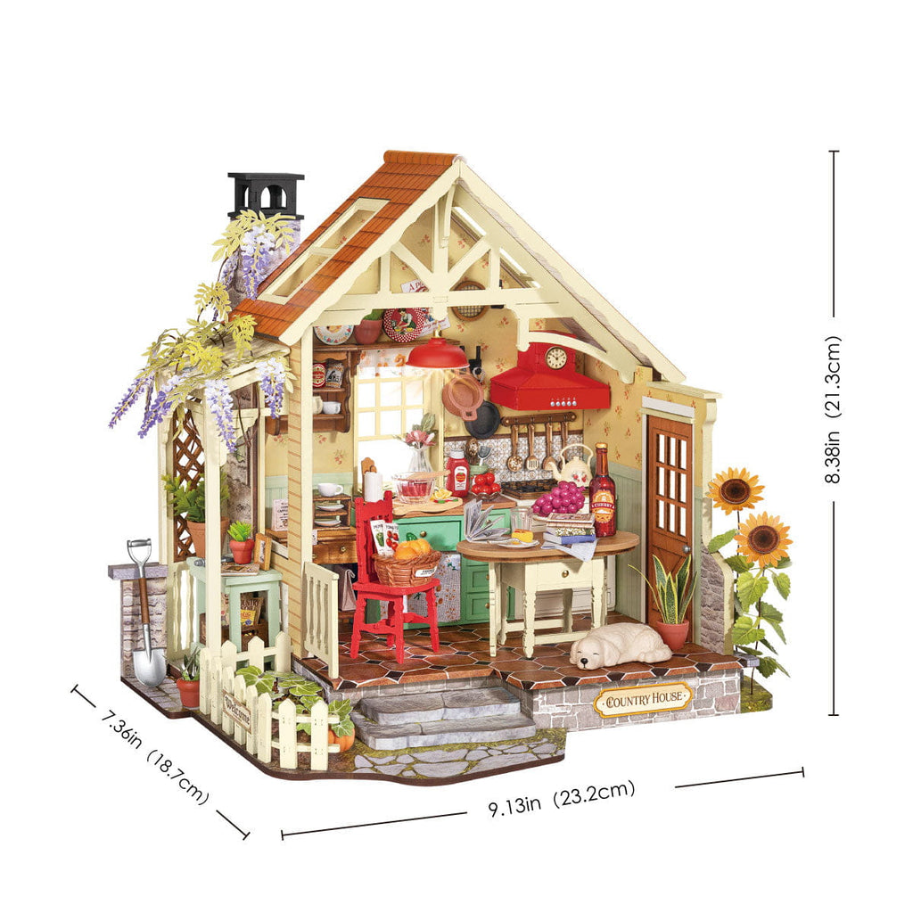 Wooden-Town Sunlit Farmhouse Kitchen 3D wooden miniature house kit – image 3 of 6