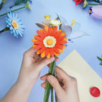 Wooden-Town Twilight Sky Bouquet 3D wooden flower bouquet puzzle kit – image 7 of 7