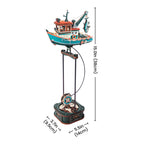 Wooden-Town Lucky Trawler 3D wooden mechanical model kit – image 3 of 5