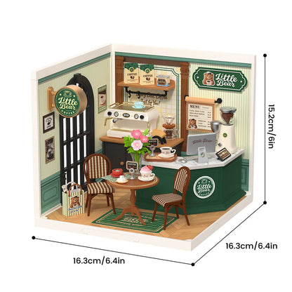 Wooden-Town - Perfect Romance Café DIY Miniature Dollhouse Kit