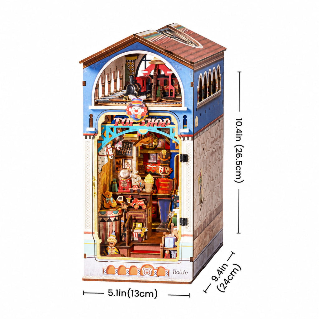 Wooden-Town Treasure Toy Shop 3D wooden book nook kit – image 3 of 6