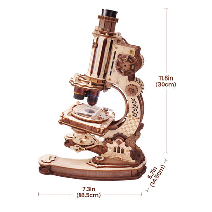 Wooden-Town - Microscope 3D Wooden Puzzle Kit