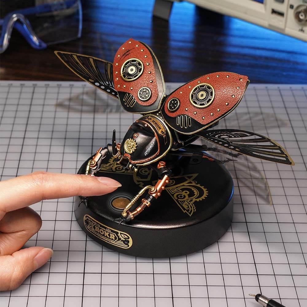 Steampunk Winged Rhinoceros Beetle Kit – view 12