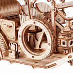 Vintage Car 1:15 Wooden Model Kit — Natural Wood, 20 cm – view 13