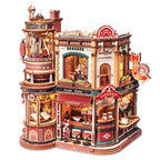 Dream Coffee Factory Music Box 3D Wooden Puzzle Kit – 3D wooden model kit