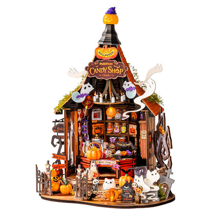 Wooden-Town - Haunted Candy House DIY Miniature House Kit