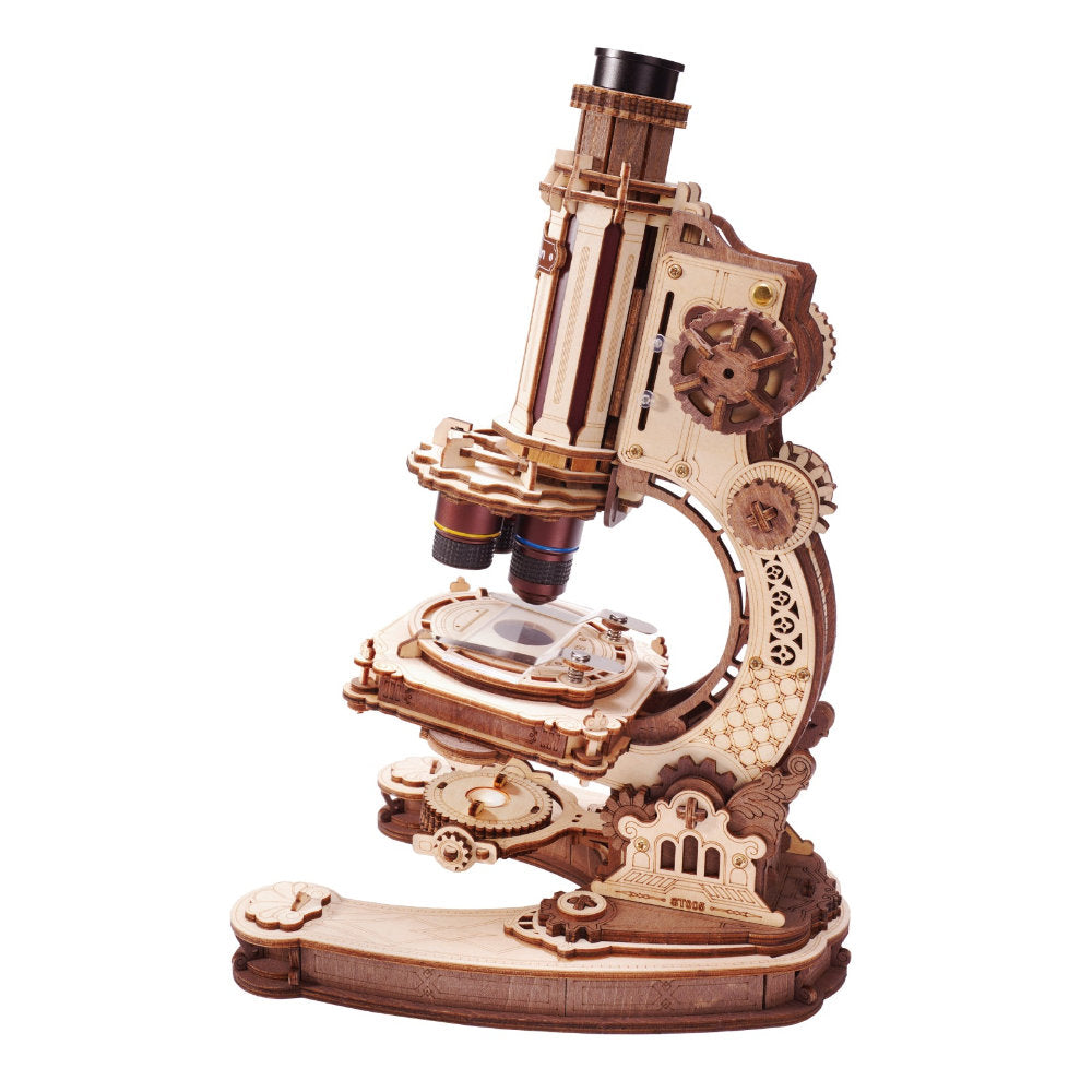 Wooden-Town-Microscope3DWoodenPuzzleKit