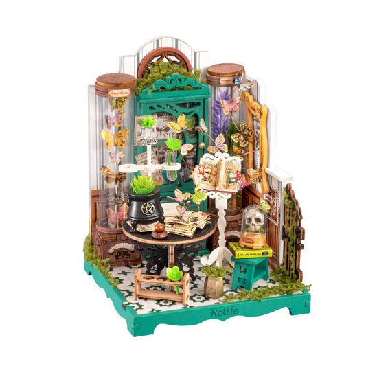 Wooden-Town - Potions Workshop Butterfly Apothecary DIY Miniature House Kit
