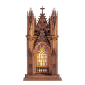 Rose Window Cathedral 3D Wooden Puzzle Kit with LED Light – 3D wooden model kit