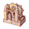 Marble Travel London 3D Wooden Marble Run Kit with LED Light – 3D wooden model kit