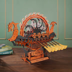 Viking Dragon Ship Wooden Model Kit – Interactive Decor – view 2