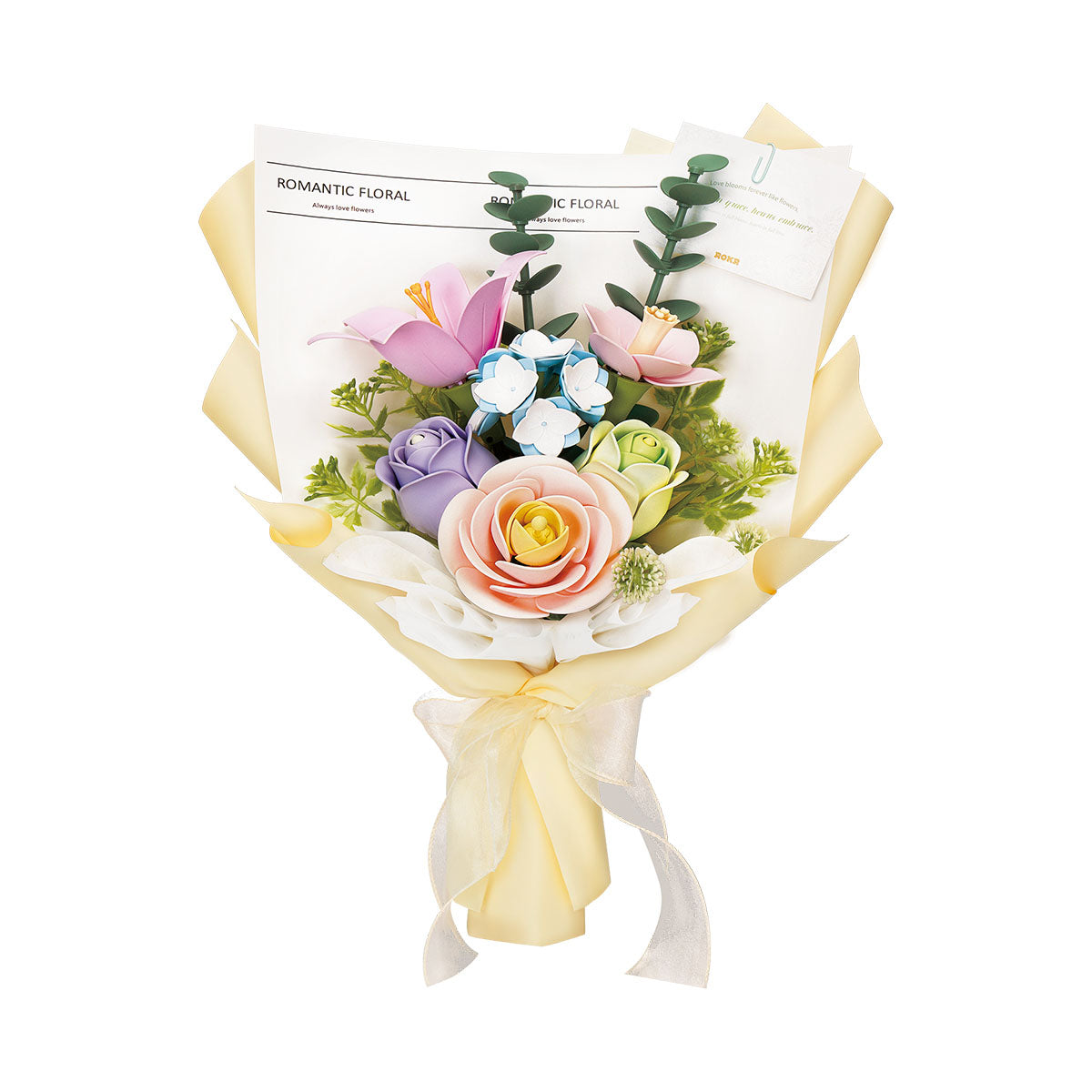 Springtime Bouquet DIY 3D-Puzzle – Assembly Kit – 3D wooden model kit