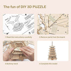 Five-Storied Pagoda Wooden Model Kit – view 4