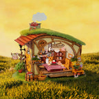 Fluffy Grove Cottage DIY Miniature House Kit with LED Light – view 2