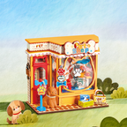 Wooden-Town Pawfect Pet Shop 3D wooden miniature puzzle kit – image 5 of 5