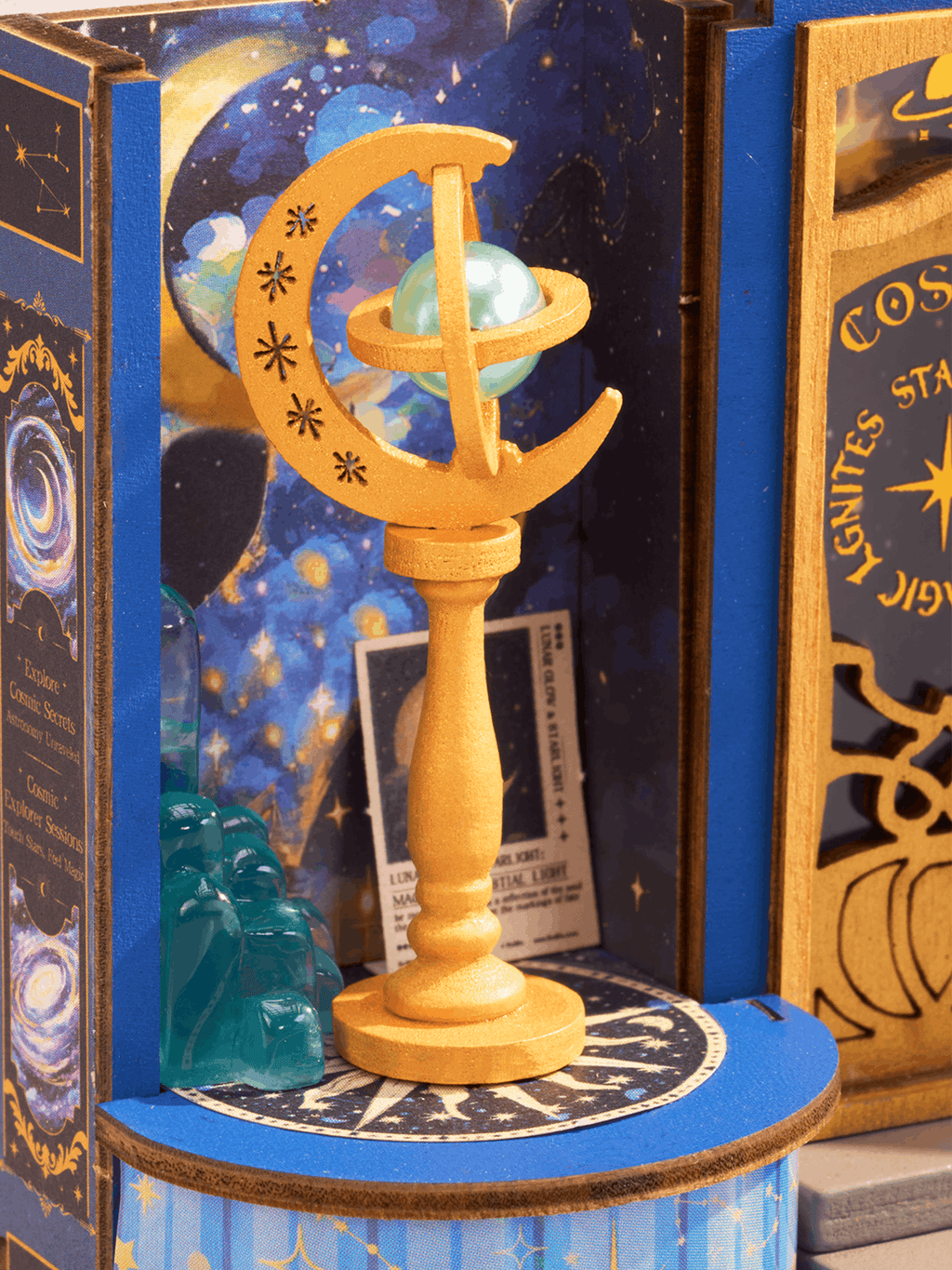 Wooden-Town Magic Astronomy Shop 3D wooden miniature puzzle kit – image 2 of 5