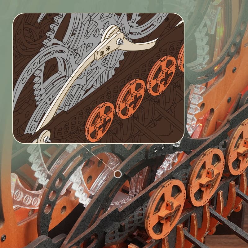 Viking Dragon Ship Wooden Model Kit – Interactive Decor – view 12