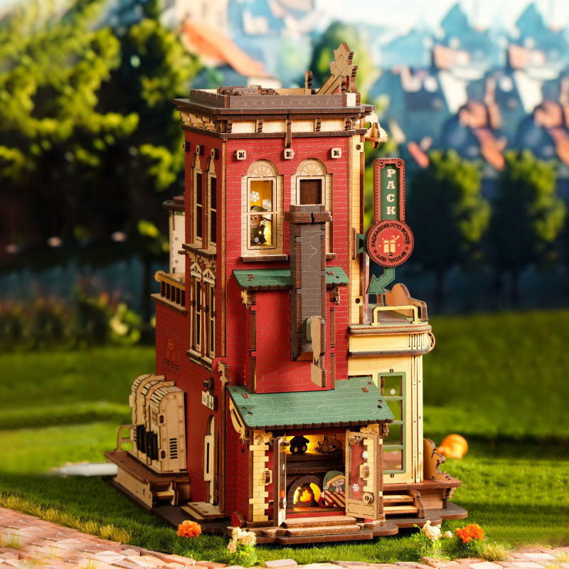 Santa's Gift Factory Wooden Music Box – view 2