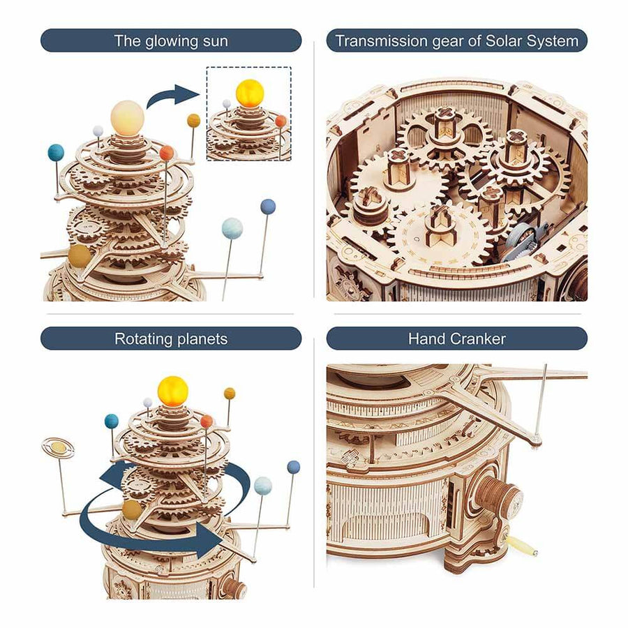 Rotatable Mechanical Orrery – view 6