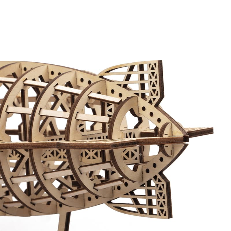 Mechanics Airship Plywood Model Kit – view 9
