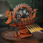 Viking Dragon Ship Wooden Model Kit – Interactive Decor – view 9