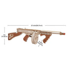 Thompson Wooden 3D Puzzle — Natural Wood Mechanical Model (Brown) – view 7