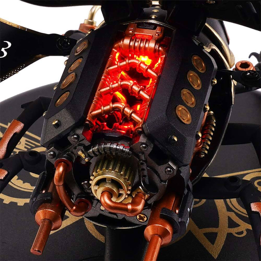 Steampunk Winged Rhinoceros Beetle Kit – view 3