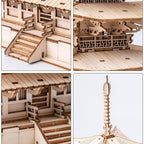 Five-Storied Pagoda Wooden Model Kit – view 9